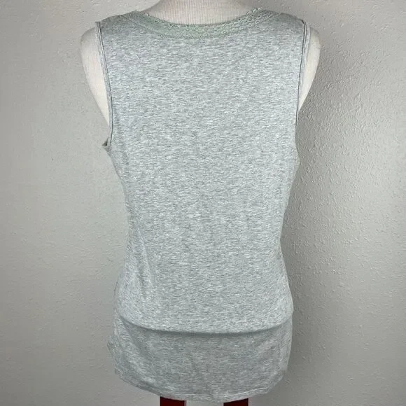 Dockers Gray V-Neck Tank Top Size L EUC - Picture 6 of 9